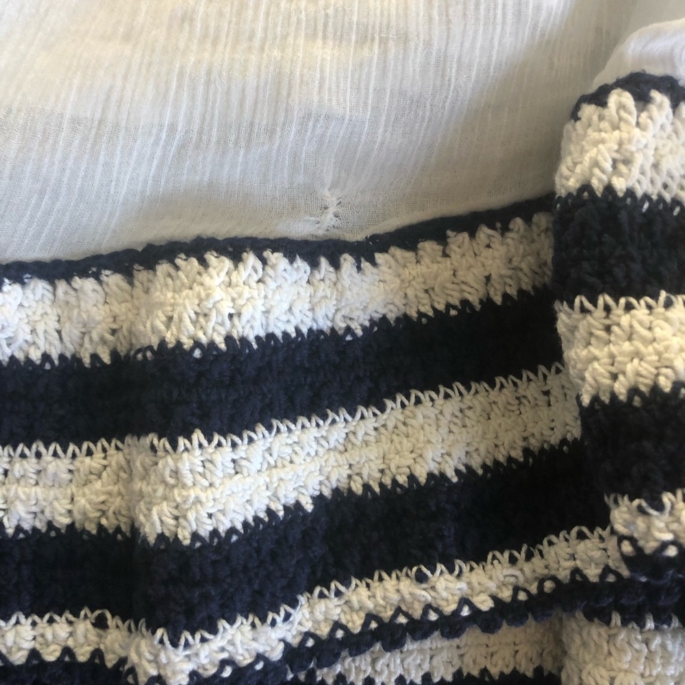 Calypso St. Barth Navy and White Maxi Dress in EUC - Picture 9 of 11